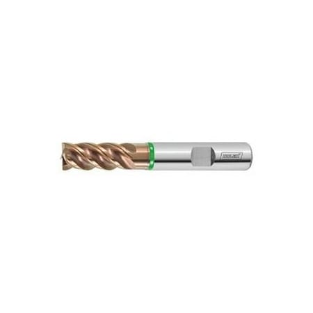 Holex Pro UNI Solid Carbide End Mill, TiSiN Coated, 16 mm 203068 16